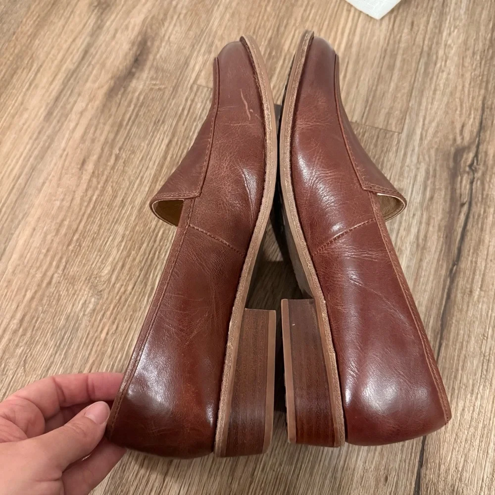 Sofft Napoli II Tobacco Brown Leather Women’s Size 9 M Classic Comfort Modern